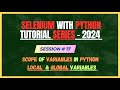 17. Scope of variables in Python | What is Local and Global Variable | Python Tutorial for Beginners