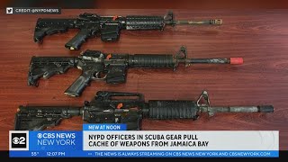 NYPD recovers weapons cache from Jamaica Bay