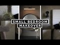 EXTREME SMALL BEDROOM MAKEOVER + DIY HEADBOARD From Start To Finish
