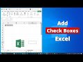 How to Add Check Box on Microsoft Excel