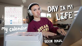 a work day in my life | book haul, how I organize, & new summer clothing