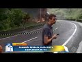 Caminhão derrapa, sai da pista e explode na BR-116 - Tribuna da Massa (24/02/20)