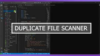 'Duplicate Files Scanner' in Python