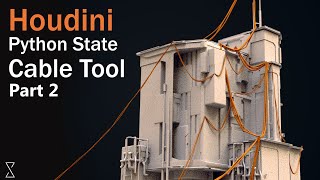 Houdini Cable tool with Python viewer states || Part 2