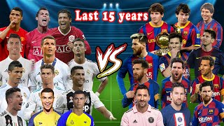 Messi vs Ronaldo All Career 2010   2024 Barcelona Real Madrid PSG Man UTD Juventus