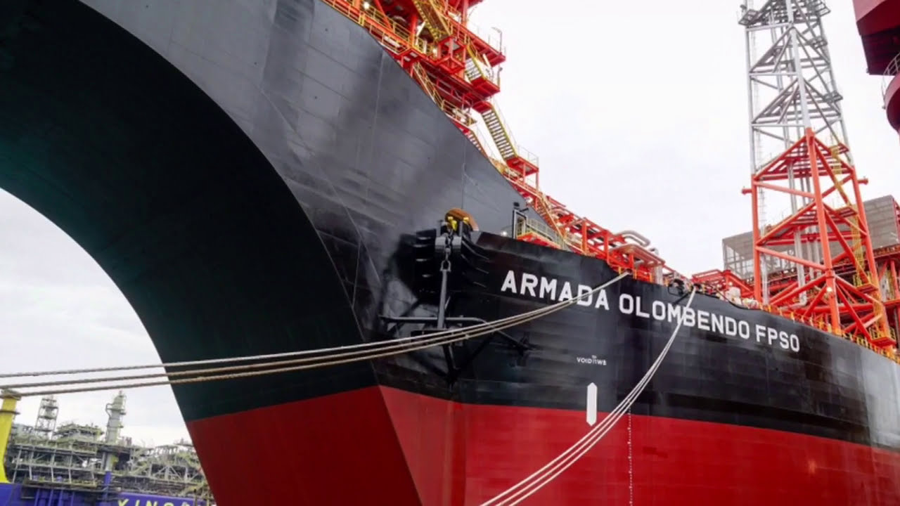 Armada Olombendo FPSO Sailaway - YouTube