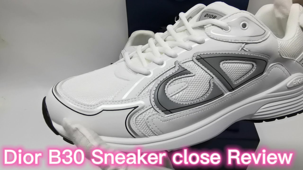 Dior B30 Unboxing & Review White Colorway - YouTube