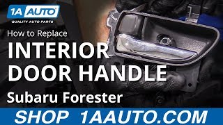 How to Replace Interior Door Handle 13-18 Subaru Forester