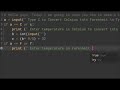 Temperature Conversion using Python for Beginners