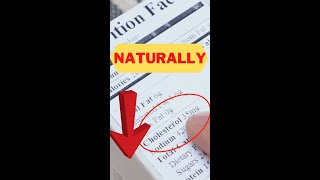 How to Lower Cholesterol Naturally | Simple Diet Hack #shorts