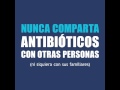 OMS: Nunca comparta antibióticos con otras personas (ni siquiera con sus familiares)