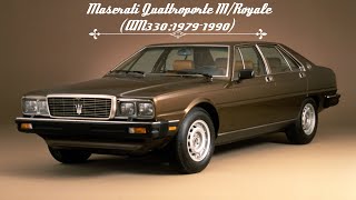 Maserati Quattroporte III/Royale (AM330; 1979-1990)