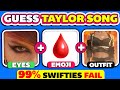 Are you Taylor Swift fan? 🎶 Guess Taylor's Songs by EMOJI + EYES🎸👀