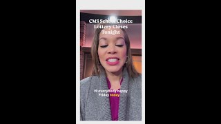 Cms School Choice Lottery Closes Friday