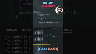 For Loop in javascript #javascript #forloop #loop #tricky #questions #shorts