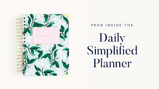 Peek Inside the 2024-2025 Daily Simplified Planner| Simplified® by Emily Ley