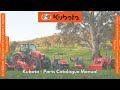 Download Parts Catalogue Manual - Kubota