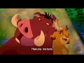 The Lion King 1994  Hakuna Matata Lyrics 1080pHD 1080p