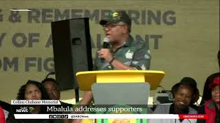 Collins Chabane Memorial | Mbalula addresses supporters