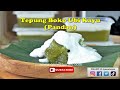 Resepi Tepong Boko Ubi Kayu Pandan yang sedap dan mudah disediakan (sukatan cawan)