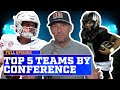 Joel Klatt ranks the Top 5 Teams in the Big Ten, SEC, Big 12 and Non-Power 4