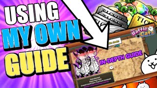 Using My OWN GUIDE to Beat MANIC KING DRAGON! | The Battle Cats
