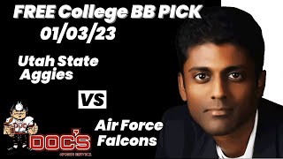 College Basketball Pick - Utah State vs Air Force Prediction, 1/3/2023 Free Best Bets & Odds