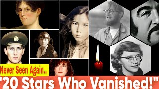 20 Celebrities Who Vanished Without a Trace | Unsolved Disappearances You Won’t Believe