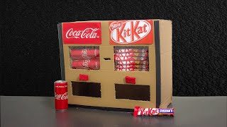 DIY How to Make KitKat and Coca Cola Vending Machine