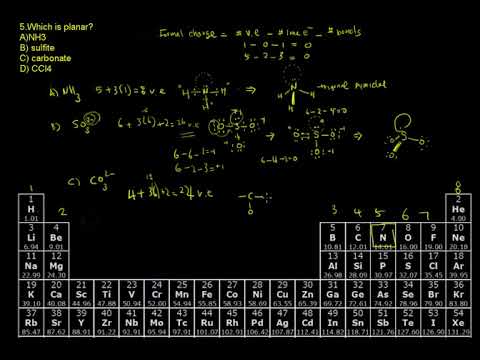 ACS EXAM General Chemistry Molecular Structure And Bonding Ch2 #5 - YouTube