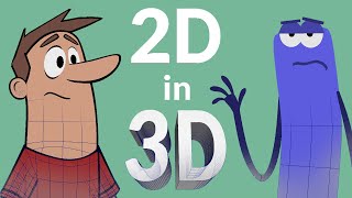 2D in 3D - Flat characters in Maya