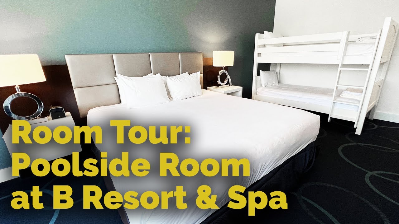 B Resort And Spa - Stunning Poolside Room Tour - Disney Springs Resort ...