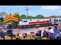 Palang Pintu Kereta Api | Railroad Crossing Videos | Ka Manahan & Ka Bbm Pertamina | November2024