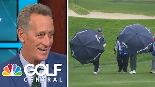 Pebble Beach Pro-Am set for Monday finish after wind suspends play | Golf Central | Golf Channel