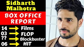 Sidharth Malhotra"Hit and flop movie list with Box office collection||Rk official||malisha jarin