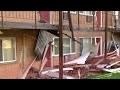 Detroit apartment complex condemned after walkway collapses