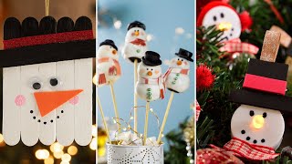 3 Formas de Hacer Muñecos de Nieve para Navidad
