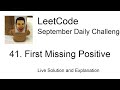 Daily Leetcode #183: Sep 30, 2020 - 41. First Missing Positive