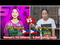 Sofhia Vyanca Rosales VS  Rica Rendal | Women's Pro Billiards Show Match : 10-Ball Money Game