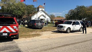 Massacre in Texas church leaves more than 20 dead