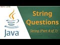 Java String 4/7 -  String Questions