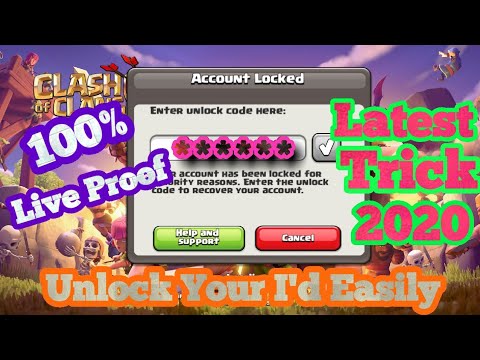 How To Unlock Locked Account In Coc|How To Recover Account In Clash Of ...