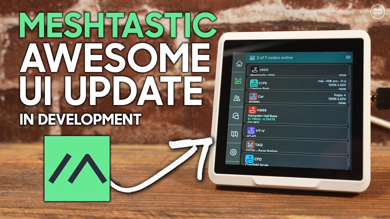 The New Fancy Meshtastic Ui On The Seeed Studio Indicator Desktop Node