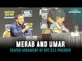 Merab Dvalishvili and Umar Nurmagomedov get into HEATED argument at press conference