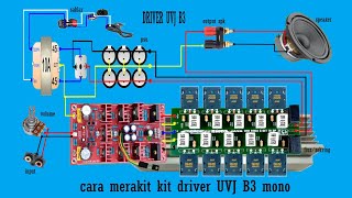 cara merakit kit driver UVJ b3 dengan hetsing 2u beserta tr finalnya