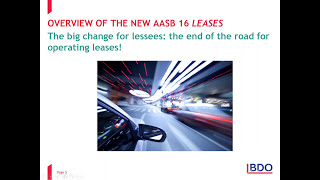 IFRS Webinar Series - The New AASB 16 – Identifying a Lease and Determining the Lease term