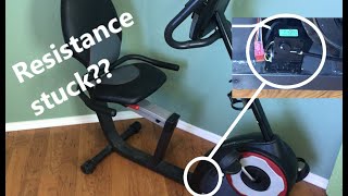 Exercise Bike Resistance Not Working || How to Replace a Tension Resistor Motor (Pro-Form 235 CSX)