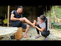 Dan's leg is not good because he slipped. Linh picks grapefruit to sell, Find a cure for Dan