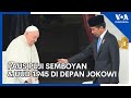 Paus Bertemu Jokowi, Puji Semboyan 