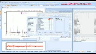 HighScore Plus Tutorial - Create & Edit Parameter Sets - Automatic XRD Refinement - JIAM Diffraction